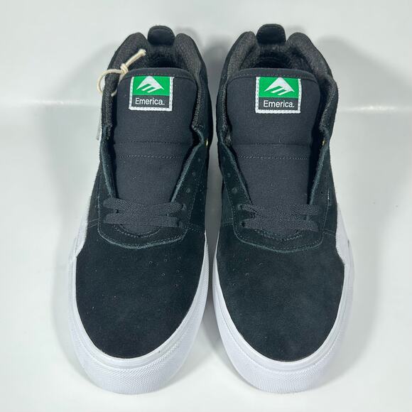 Emerica Pillar Skate Shoes Men’s 9.5 Black / White / Gold (New w/ Box) - Picture 4 of 10